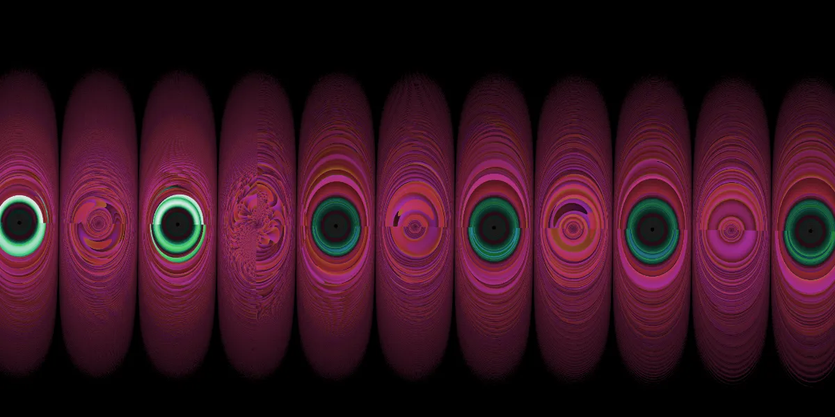 A piece of fractal art produced by FractalPane.