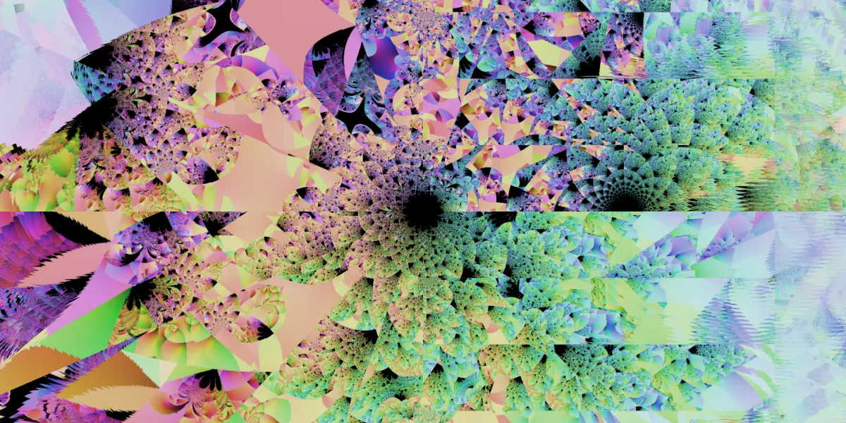 A piece of fractal art produced by FractalPane.