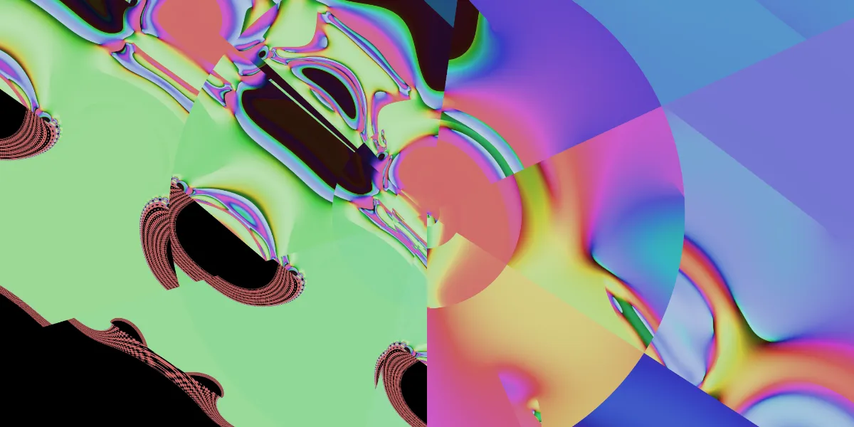 A piece of fractal art produced by FractalPane.