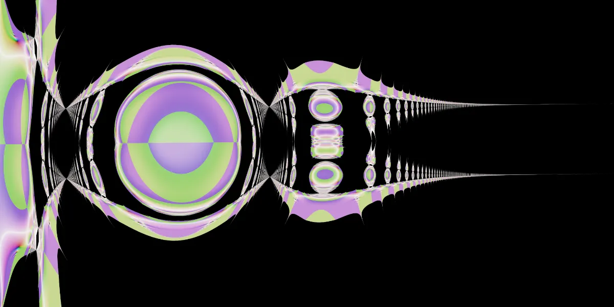 A piece of fractal art produced by FractalPane.