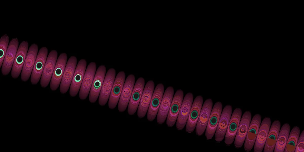 A piece of fractal art produced by FractalPane.