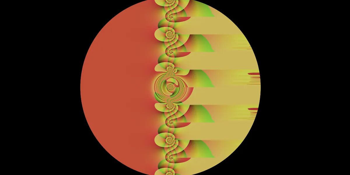 A piece of fractal art produced by FractalPane.