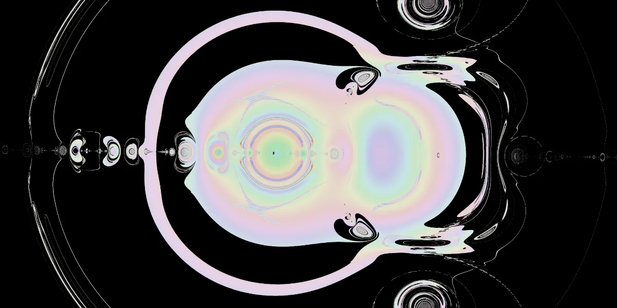 A piece of fractal art produced by FractalPane.