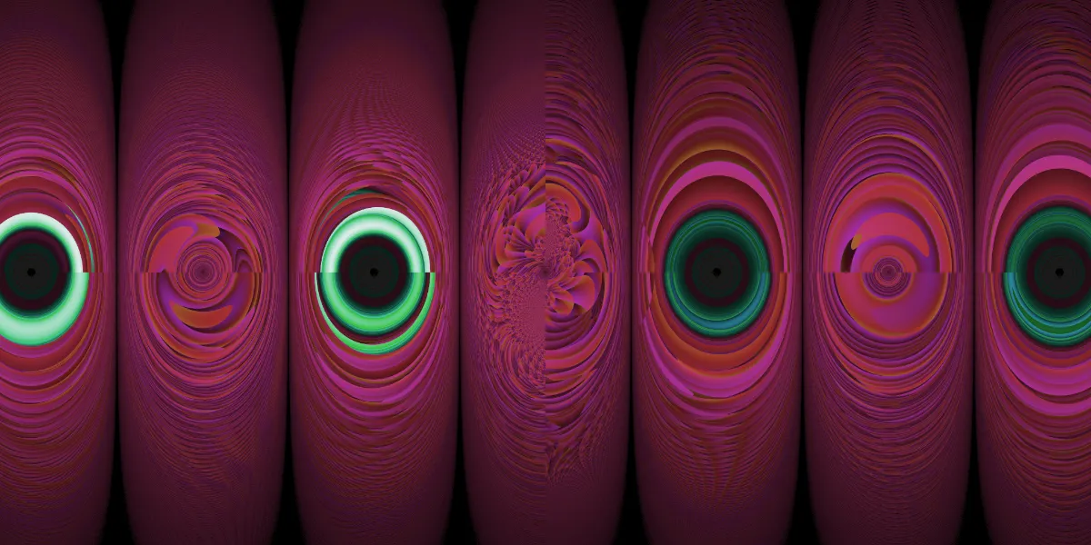 A piece of fractal art produced by FractalPane.