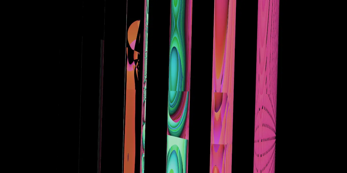 A piece of fractal art produced by FractalPane.