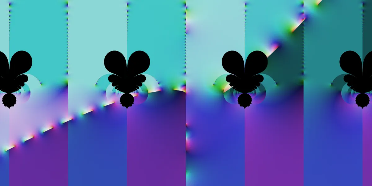 A piece of fractal art produced by FractalPane.