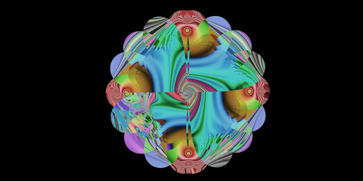 A piece of fractal art produced by FractalPane.