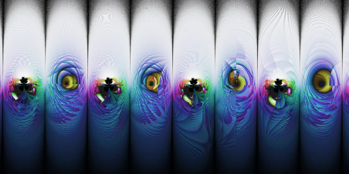 A piece of fractal art produced by FractalPane.