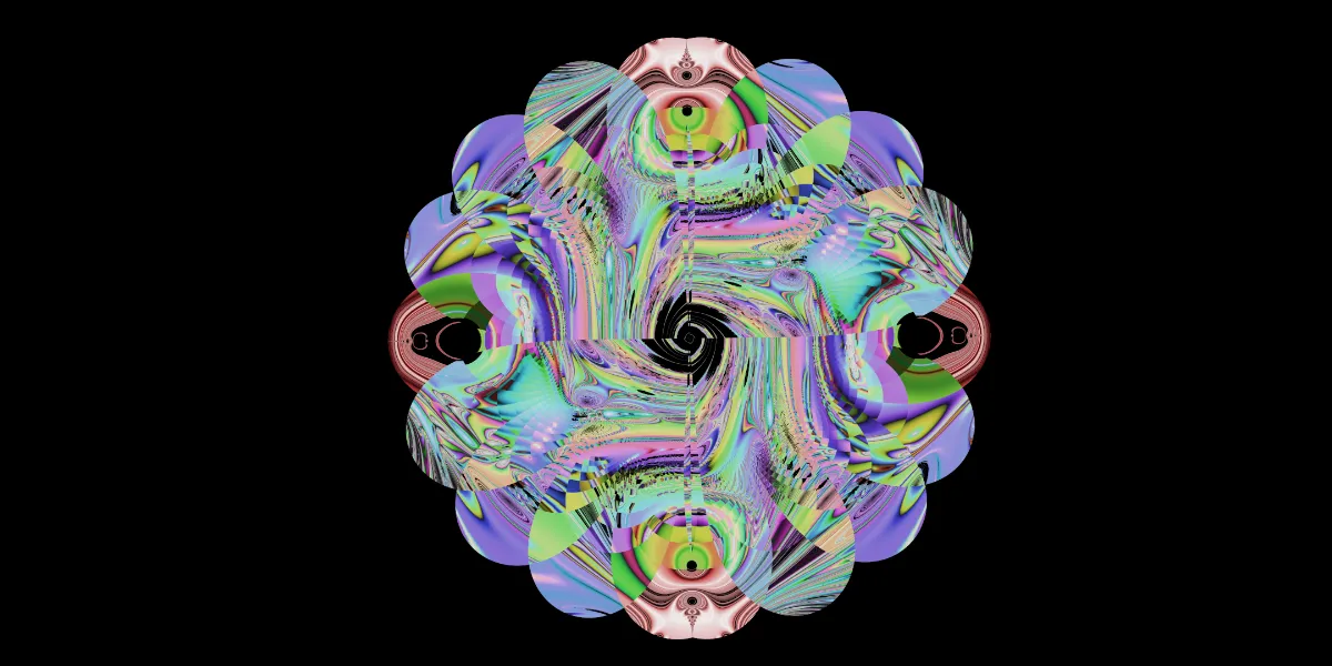A piece of fractal art produced by FractalPane.