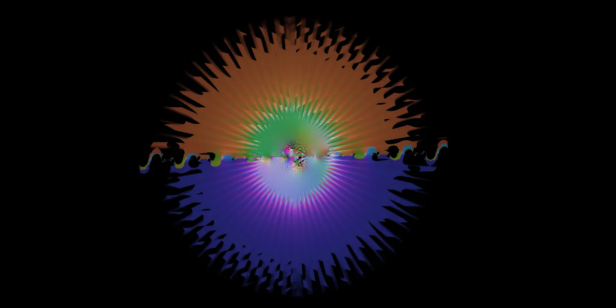 A piece of fractal art produced by FractalPane.