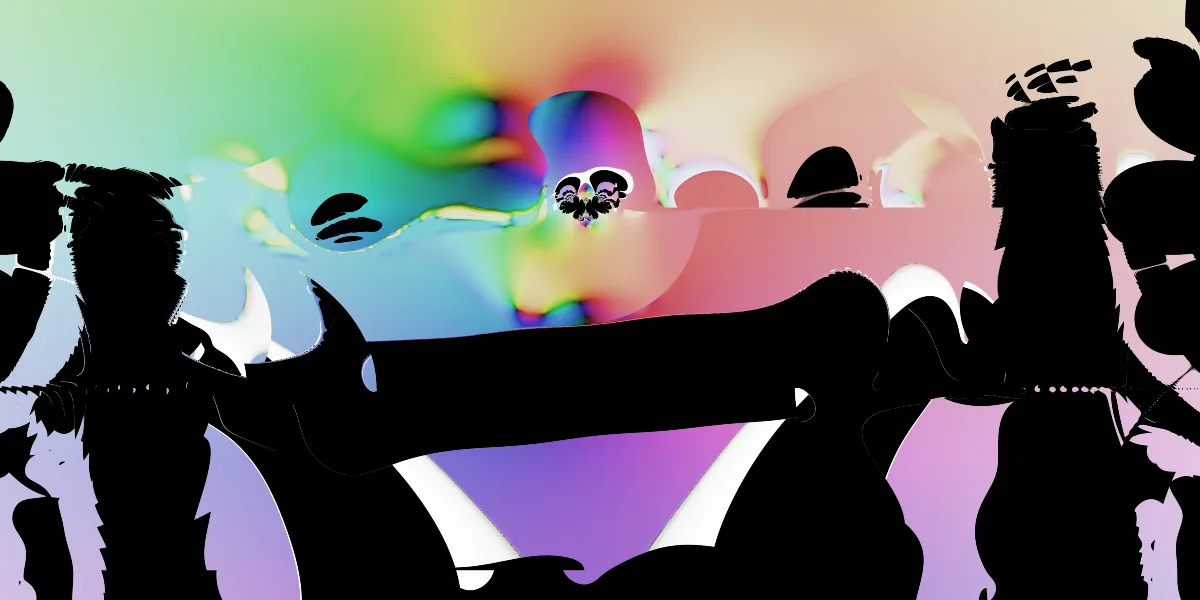 A piece of fractal art produced by FractalPane.