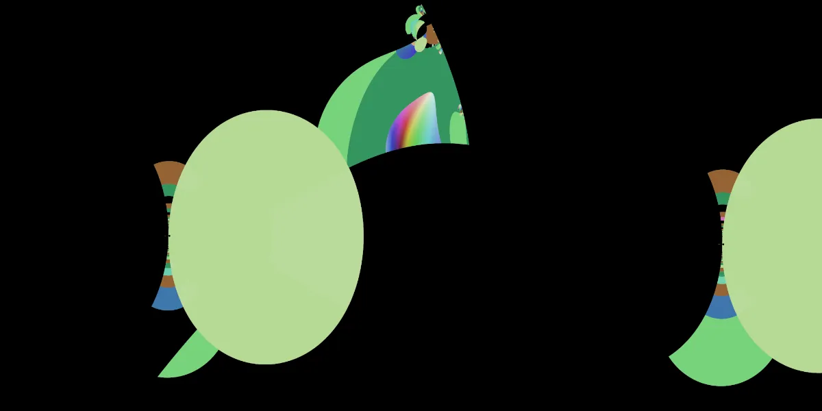 A piece of fractal art produced by FractalPane.