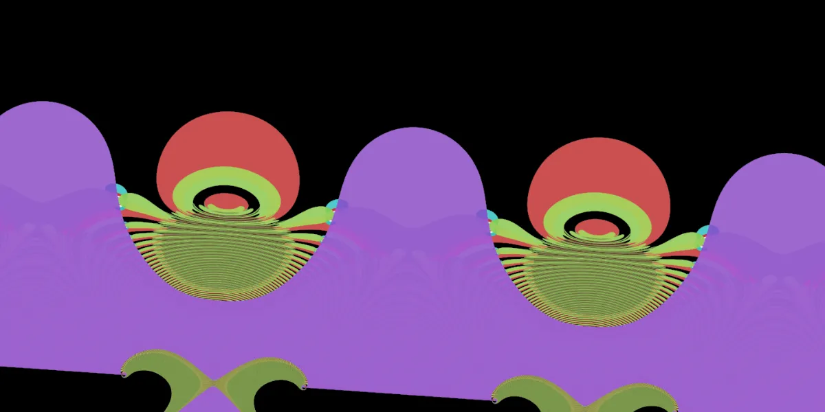 A piece of fractal art produced by FractalPane.