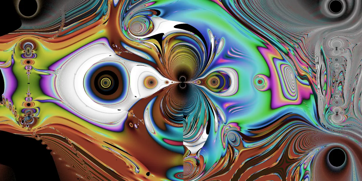 A piece of fractal art produced by FractalPane.