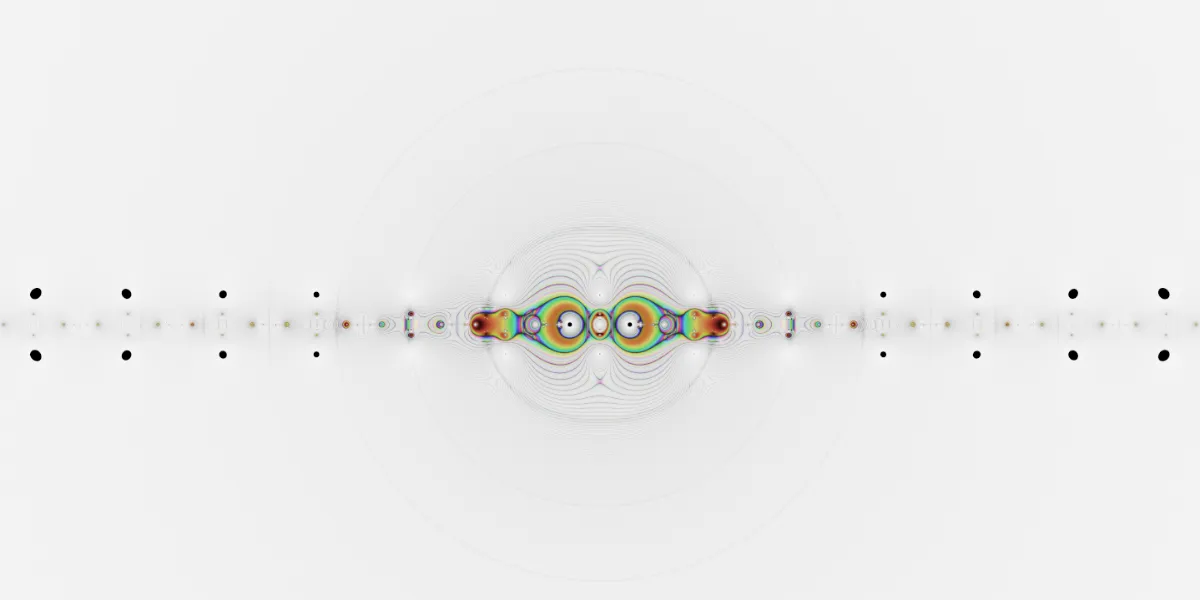A piece of fractal art produced by FractalPane.