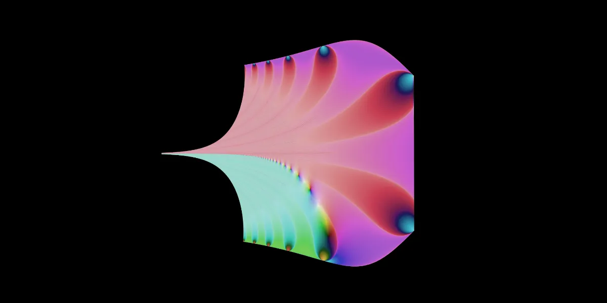 A piece of fractal art produced by FractalPane.