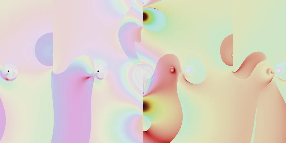 A piece of fractal art produced by FractalPane.