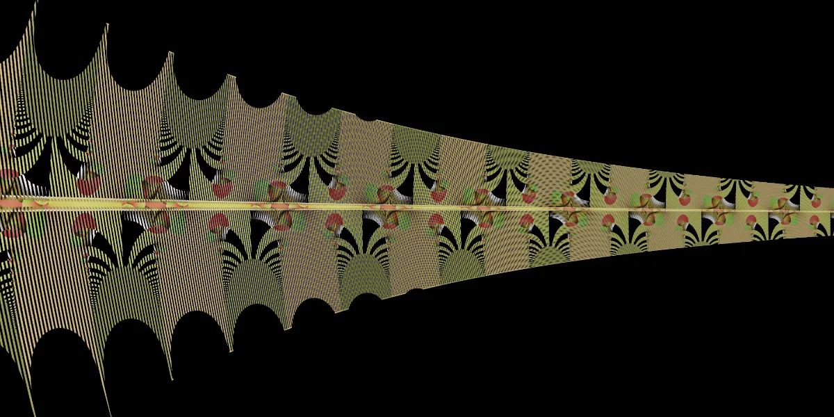 A piece of fractal art produced by FractalPane.