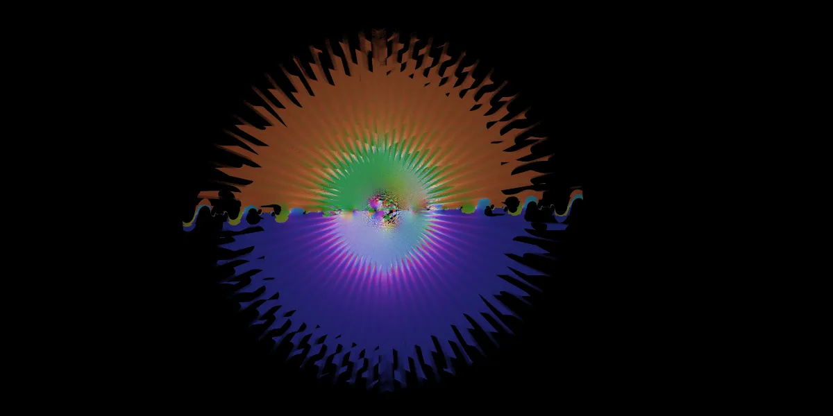 A piece of fractal art produced by FractalPane.