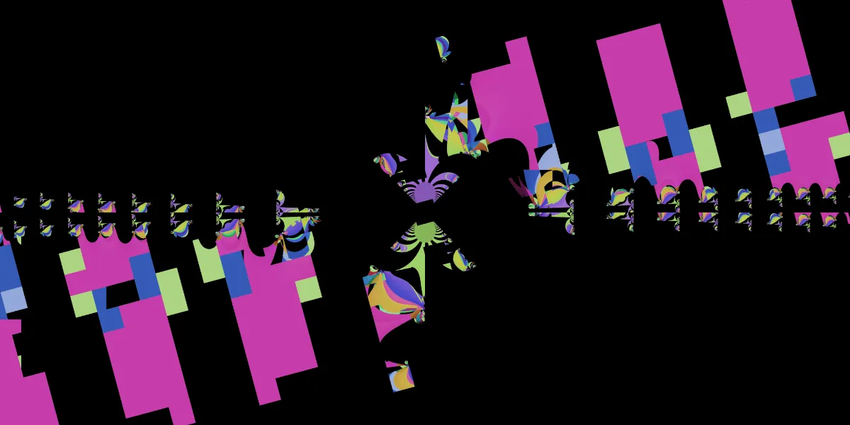 A piece of fractal art produced by FractalPane.