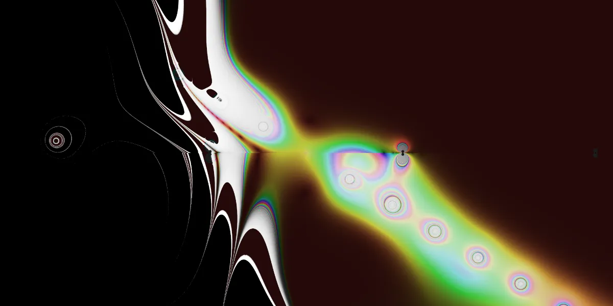 A piece of fractal art produced by FractalPane.