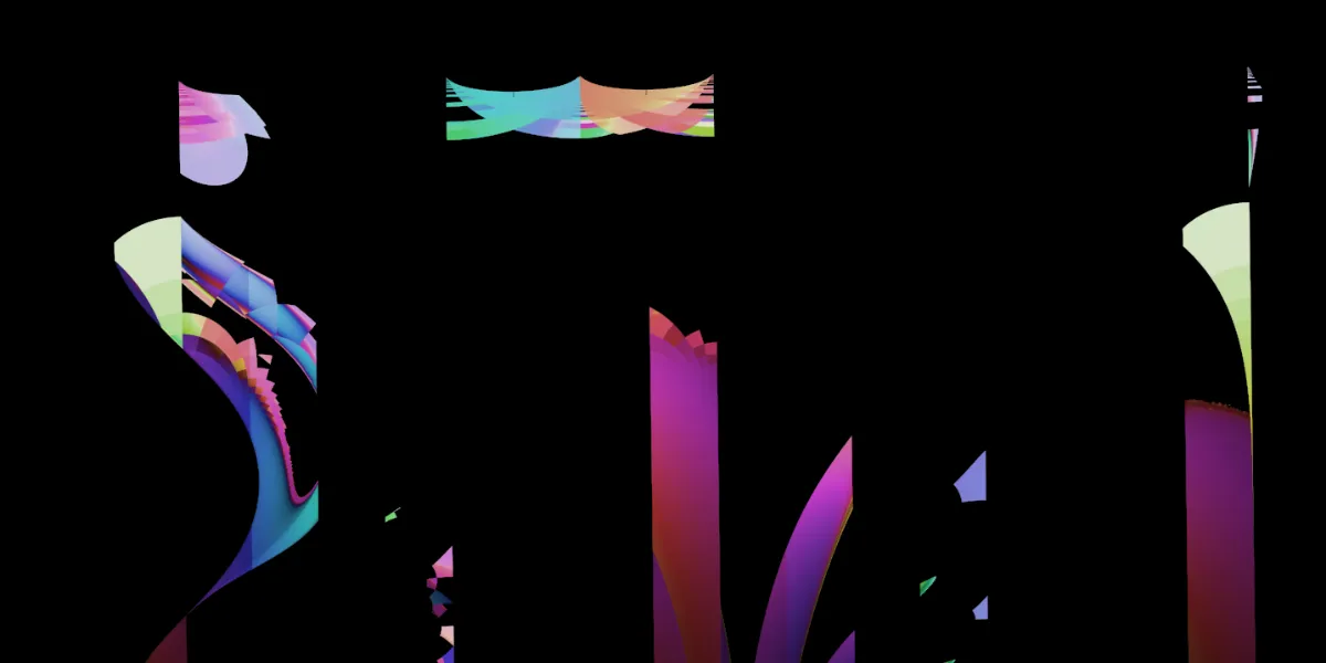 A piece of fractal art produced by FractalPane.