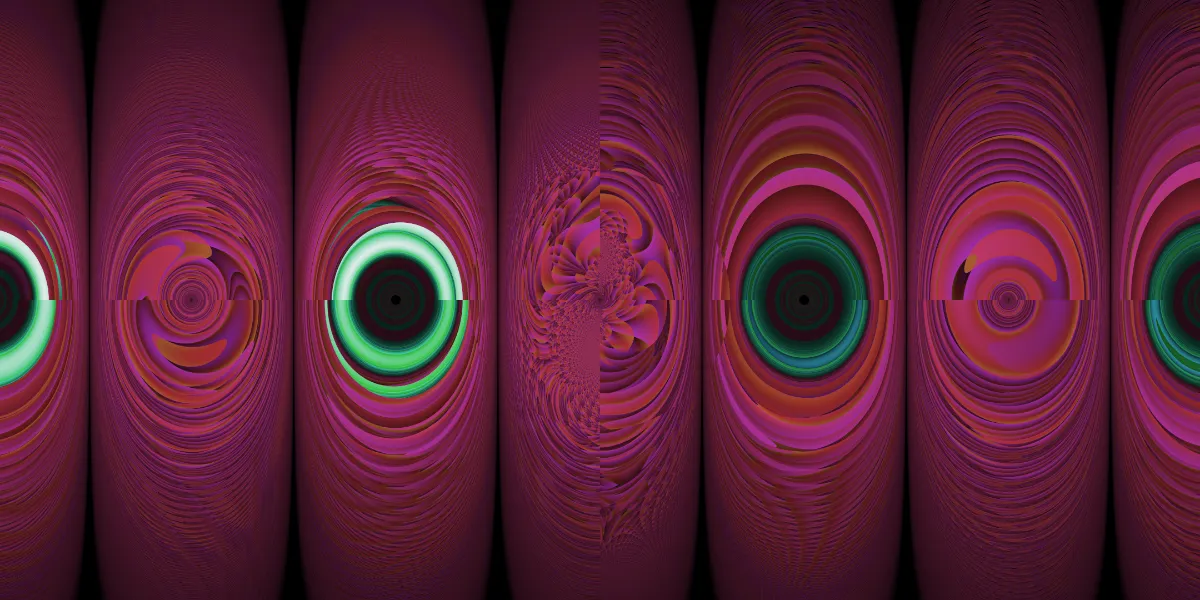 A piece of fractal art produced by FractalPane.