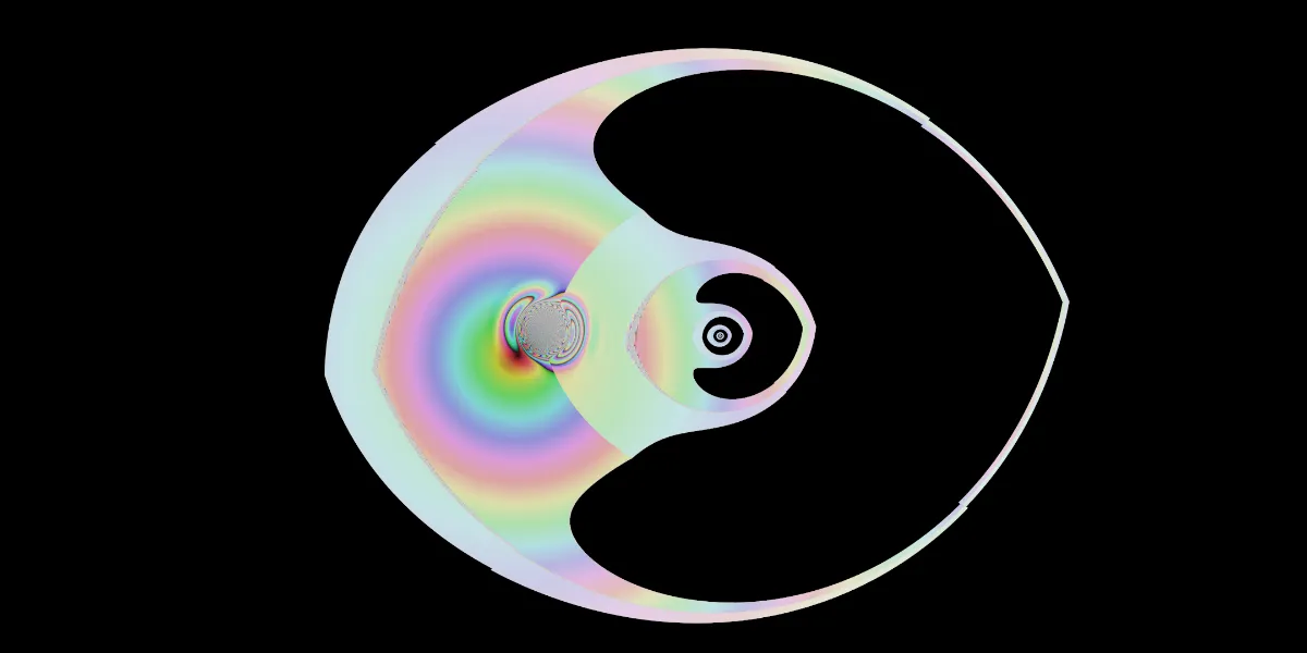 A piece of fractal art produced by FractalPane.