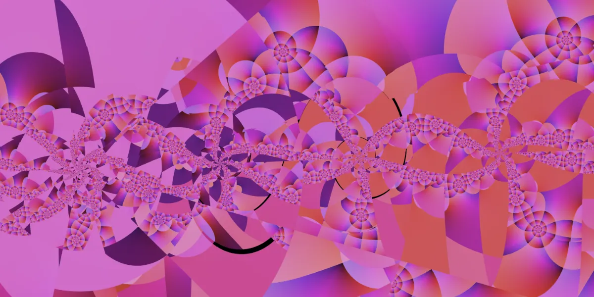 A piece of fractal art produced by FractalPane.