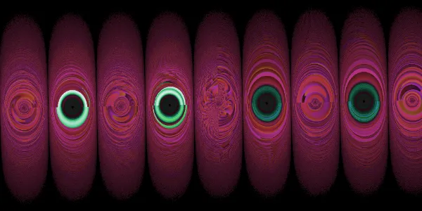 A piece of fractal art produced by FractalPane.