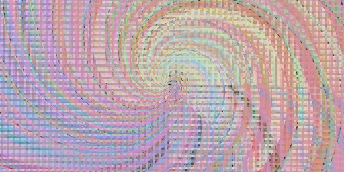 A piece of fractal art produced by FractalPane.