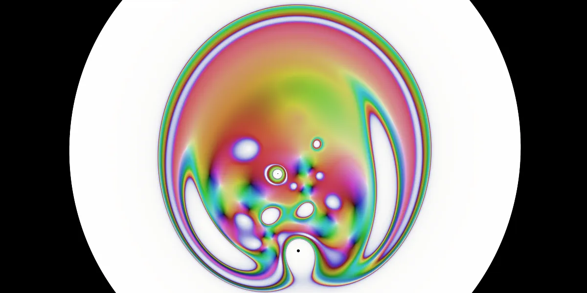 A piece of fractal art produced by FractalPane.