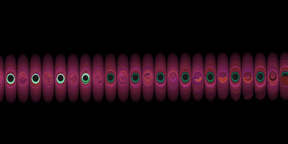 A piece of fractal art produced by FractalPane.