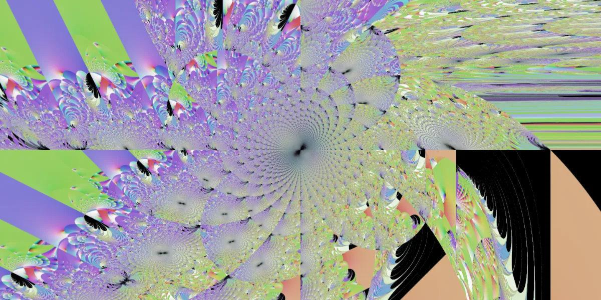A piece of fractal art produced by FractalPane.