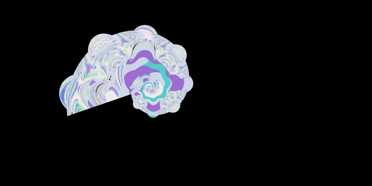 A piece of fractal art produced by FractalPane.