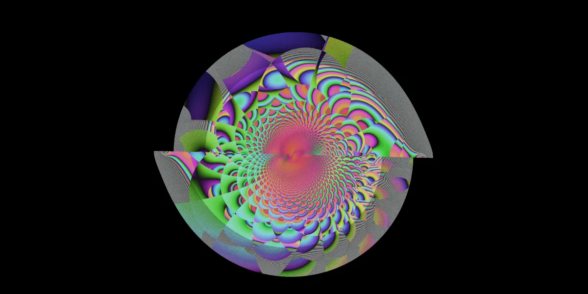 A piece of fractal art produced by FractalPane.