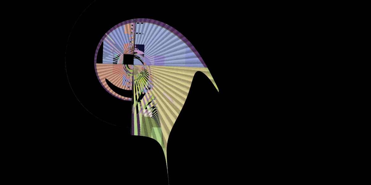 A piece of fractal art produced by FractalPane.