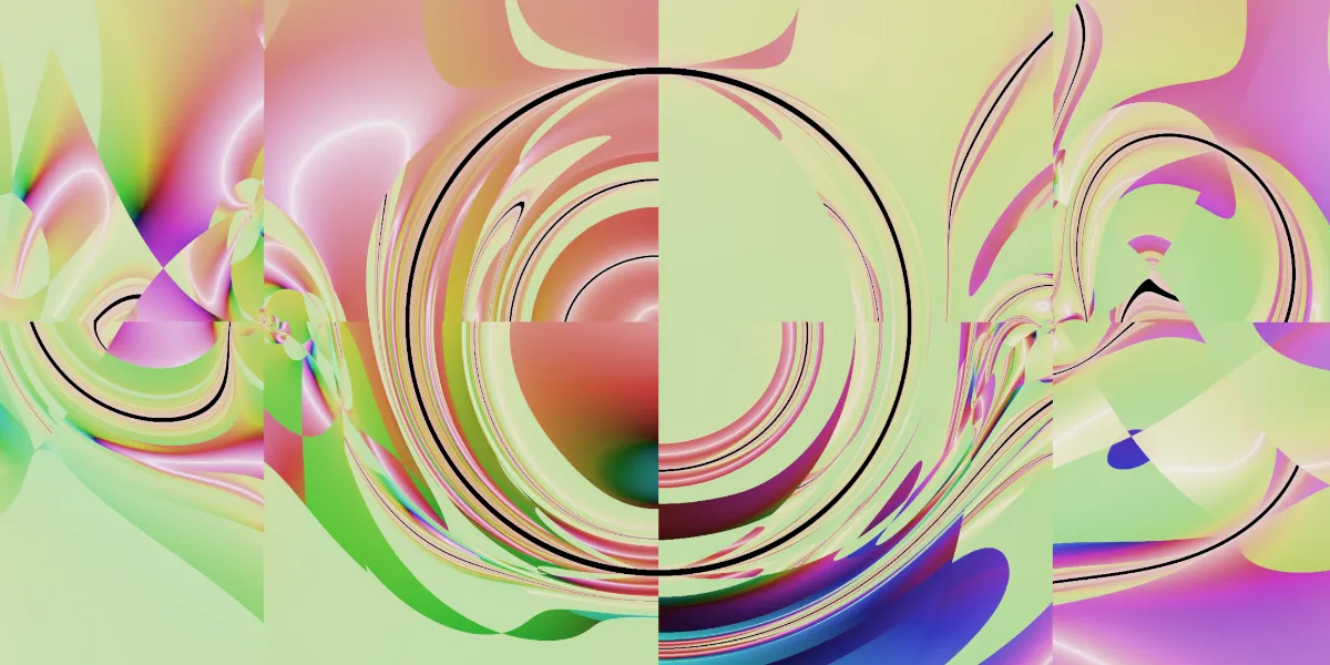 A piece of fractal art produced by FractalPane.