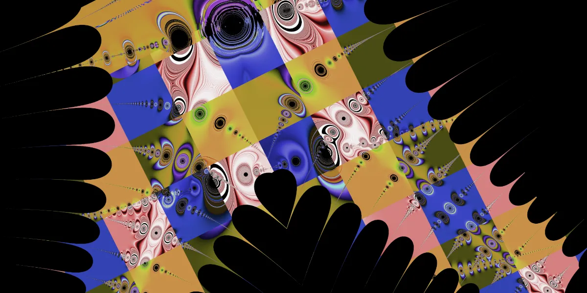 A piece of fractal art produced by FractalPane.