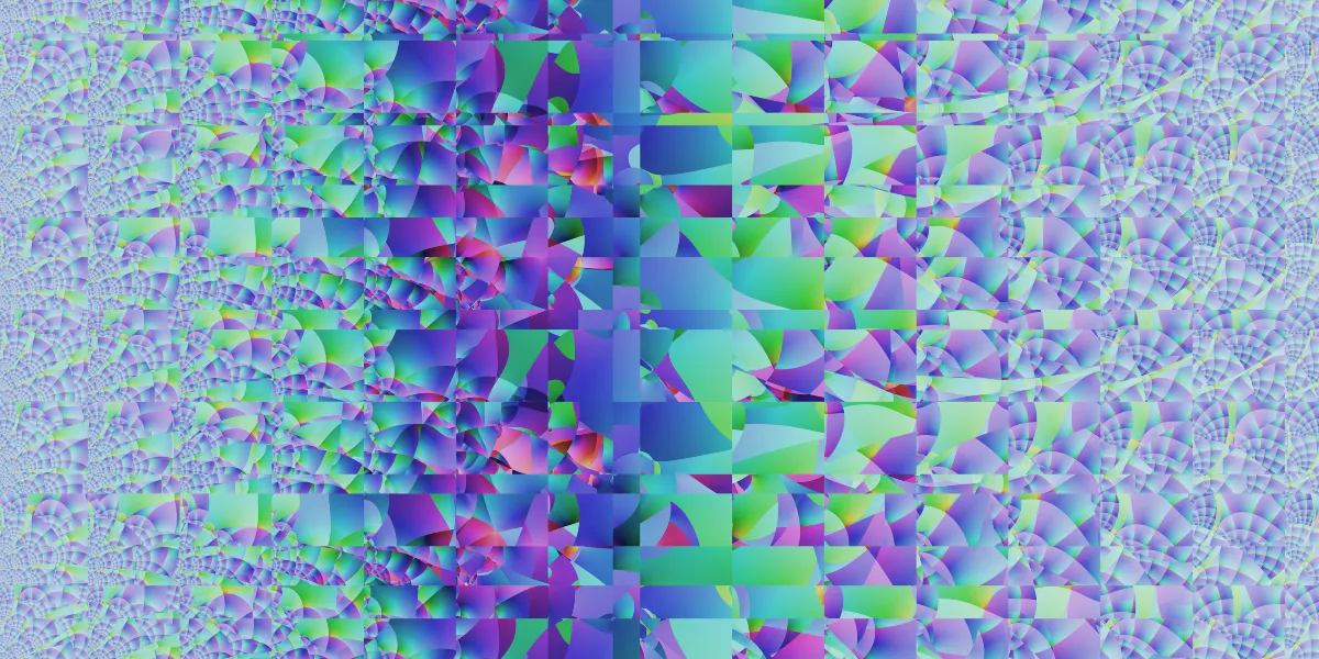 A piece of fractal art produced by FractalPane.