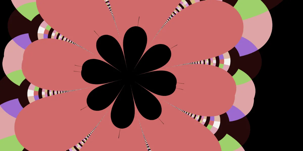 A piece of fractal art produced by FractalPane.