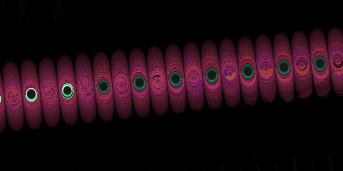 A piece of fractal art produced by FractalPane.