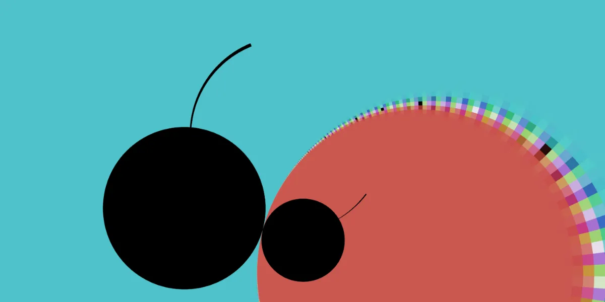 A piece of fractal art produced by FractalPane.