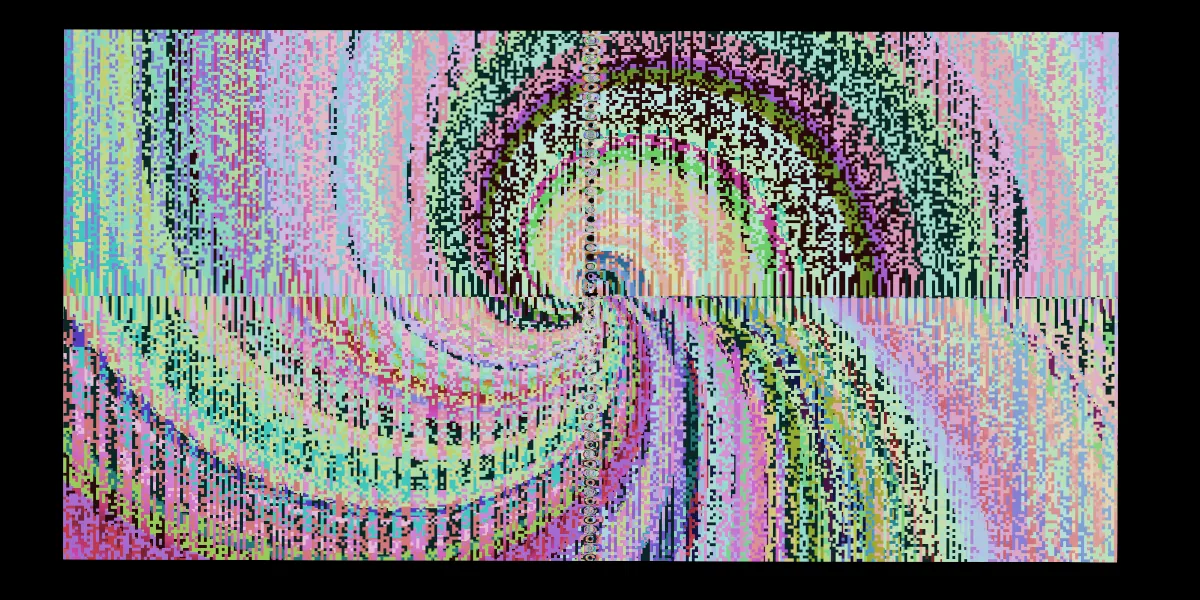 A piece of fractal art produced by FractalPane.