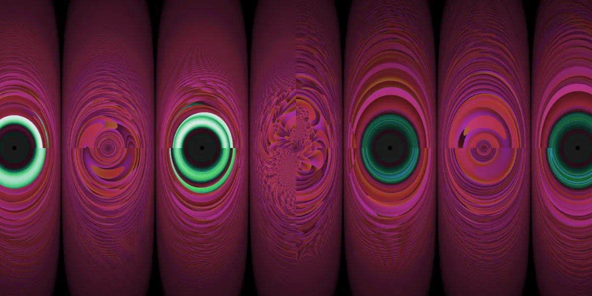 A piece of fractal art produced by FractalPane.