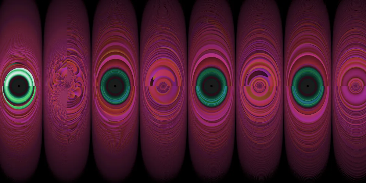 A piece of fractal art produced by FractalPane.