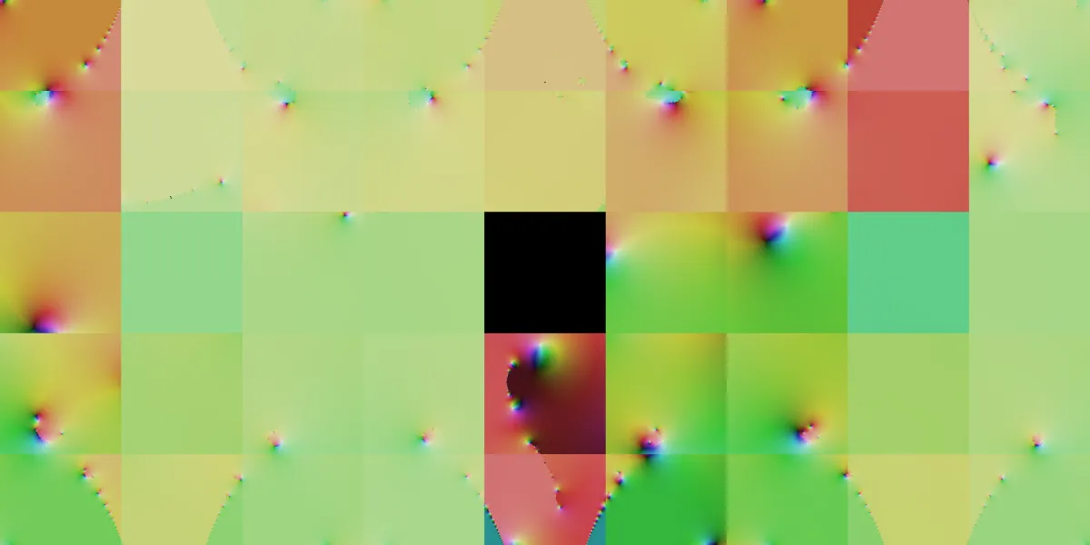 A piece of fractal art produced by FractalPane.