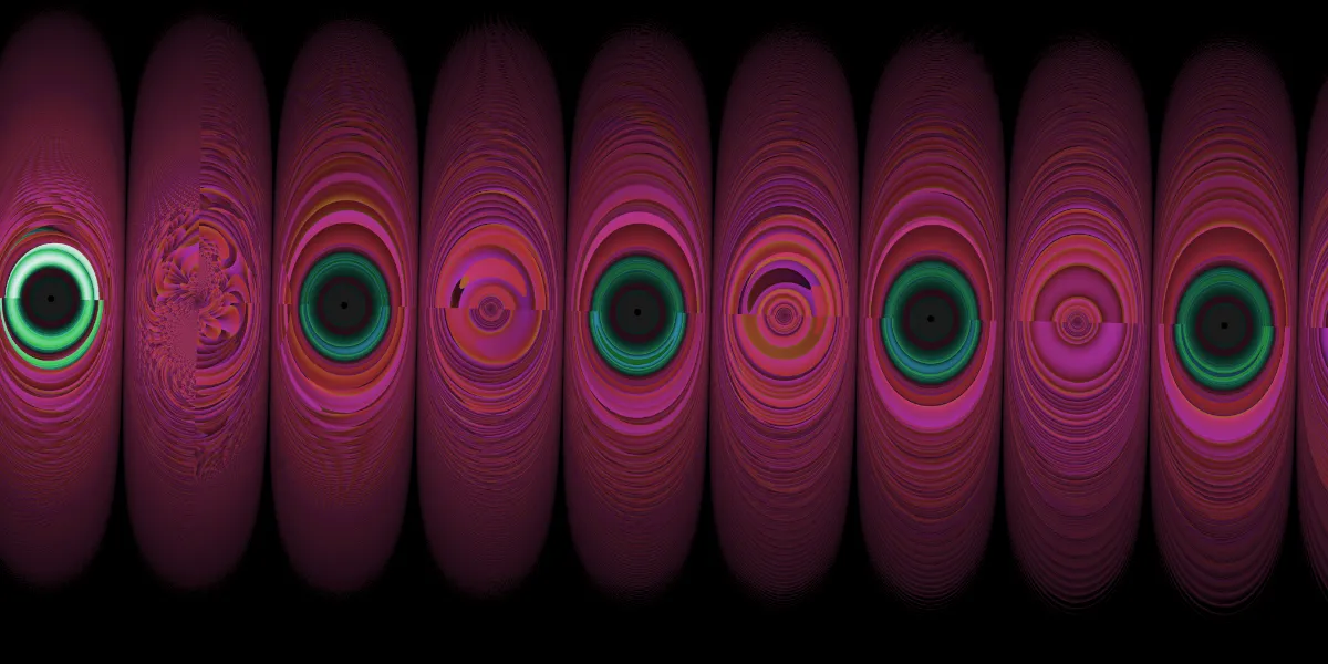 A piece of fractal art produced by FractalPane.