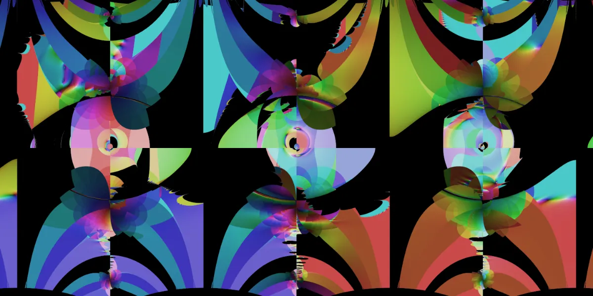A piece of fractal art produced by FractalPane.