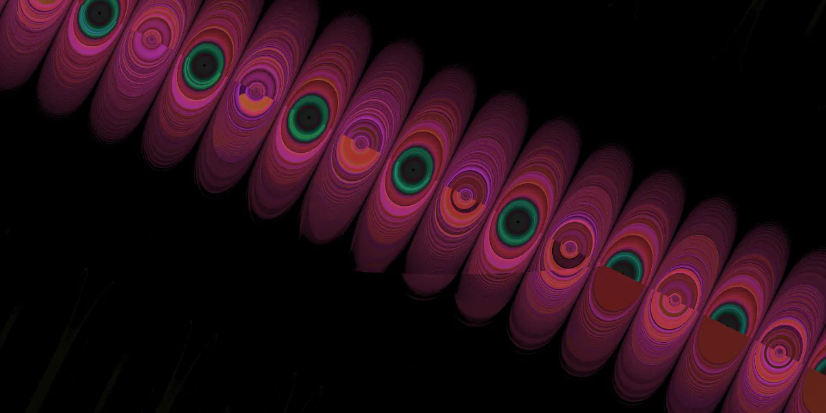 A piece of fractal art produced by FractalPane.